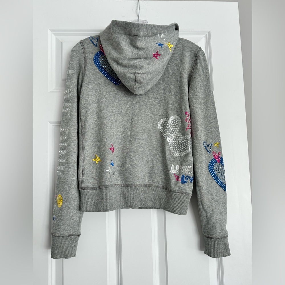 Victoria's Secret Pink Bling Zip up Hoodie - Picture 2 of 8